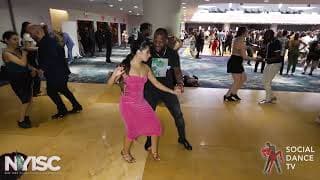 Michelle Morales & Michelle Morales - social dancing @ New York International Salsa Congress 2023