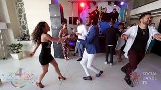 Tamba Salsache Hissirou & Laura Valentini - social dancing @ World Stars Salsa Festival 2018