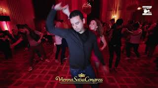 Ouissam Gouni & Mar - social dancing @ Vienna Salsa Congress 2019