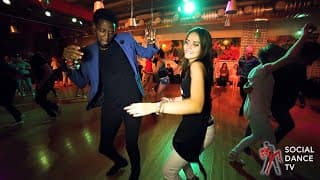 Tamba Salsache Hissirou & Olga Kryachko - social dancing @ Rostov For Fun Fest 2016