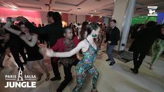 Marie Cazorla & Marie Cazorla - social dancing @ Paris International Salsa Congress 2019