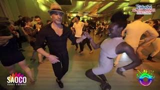 Ilan Amouyal and Sasha Phillips Salsa Dancing at Istanbul Social Dance Marathon 2020