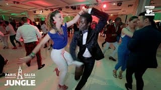 Mouaze Konaté & Julie Currault - social dancing @ Paris International Salsa Congress 2019