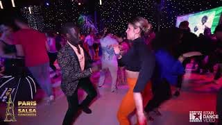 Mouaze Konaté & Sofia Koshak - social dancing @ Paris International Salsa Congress 2023