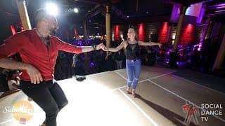 Edyta Czagowiec & Edyta Czagowiec - social dancing @ Salsa Sunrise Party 2019