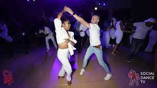 Ernesto Bulnes & Ignacio Colon & Joselyne - social dancing @ Chicago Salsa \u0026 Bachata Festival 2021