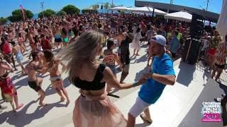 Antonio Berardi & Nina Kollbrunner - social dancing @ Croatian Summer Salsa Festival 2019