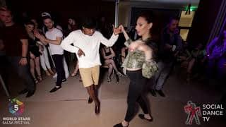 Falco Benalcázar & Andra Kis - social dancing @ World Stars Salsa Festival 2019