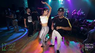 Melanie Milenova & Melanie Milenova - social dancing @ Balkan Salsa Congress 2018