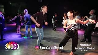 Boris Zayarin and Olesya Petrova Salsa Dancing at Moscow MamboMania weekend, Saturday 27.10.2018