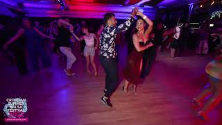 Elena Badzym & Elena Badzym - social dancing @ Croatian Summer Salsa Festival 2022