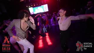 Eloy J Rojas & Monica Melito - social dancing @ Amsterdam International Salsa Festival 2019