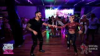Ernesto Bulnes & Denisse Cambria - social dancing @ Croatian Summer Salsa Festival 2018