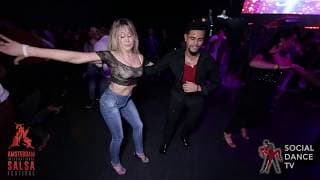 Eddie Torres Jr & Kamila Grygorowicz - social dancing @ Amsterdam International Salsa Festival 2019