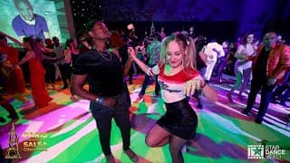Falco Benalcázar & Adele Tomik - social dancing @ Paris International Salsa Congress 2023