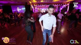 Panagiotis Aglamisis & Myrto Misyri - social dancing @ El Sol Warsaw Salsa Festival 2019