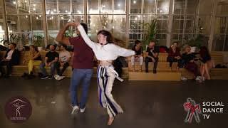 Marie Cazorla & Marie Cazorla - social dancing @ Back 2 Mambo @ Prague 2022