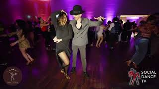 Dio Panagiotatos & Sophia Safran - social dancing @ Live 2 Mambo Budapest 2023