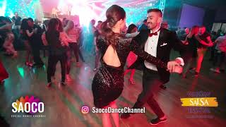 Panagiotis Aglamisis and Melanie Milenova Bochevska Bachata Dancing at El Sol WSF, Sunday11.11.18