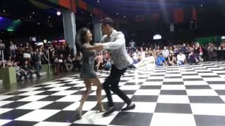 Nery Garcia and Liz Lira (24 time Salsa Champions) Dancing Social Salsa On2 at Houston Salsa Congres