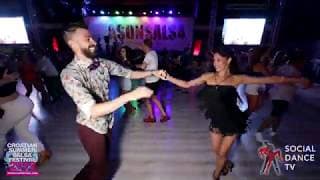 Elena Badzym & Elena Badzym - social dancing @ Croatian Summer Salsa Festival 2019