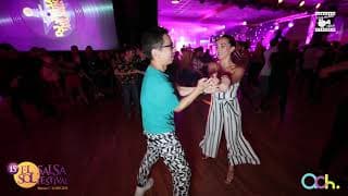 Denisse Cambria & Denisse Cambria - social dancing @ El Sol Warsaw Salsa Festival 2019