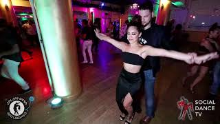 Michelle Morales & Michelle Morales - social dancing @ Salsamania Saturdays 8th Anniversary 2019