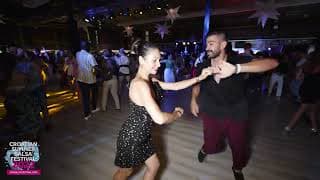 Elena Badzym & Elena Badzym - social dancing @ Croatian Summer Salsa Festival 2022