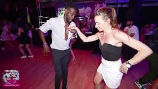 Tamba Salsache Hissirou & Val Levenez - social dancing @ Croatian Summer Salsa Festival 2022