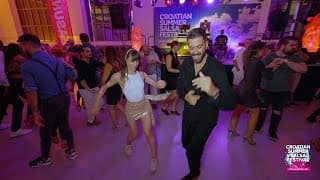 Panagiotis Aglamisis & Nerea Perez Rincon - social dancing @ Croatian Summer Salsa Festival 2021
