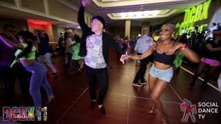 Achiko Saga & Bianca Chapman - salsa social dancing | DCBX #11 aka DC Bachata Congress