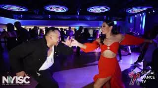 Michelle Morales & Michelle Morales - social dancing @ New York International Salsa Congress 2023