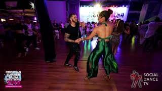 Ernesto Bulnes & Desiree Godsell - social dancing @ Croatian Summer Salsa Festival 2018