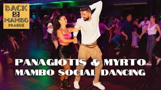 Panagiotis Aglamisis & Myrto Misyri - social dancing @ Back 2 Mambo @ Prague 2022
