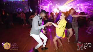 Tamba Salsache Hissirou & Vittoria Faini - social dancing @ El Sol Warsaw Salsa Festival 2021