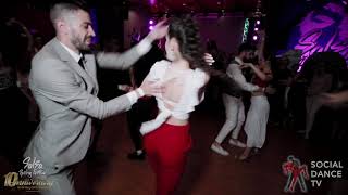 Panagiotis Aglamisis & Melanie Milenova - Salsa social dancing at the Salsa Spring Festival 2019