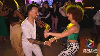 Veronica Lopez & Veronica Lopez - social dancing @ World Stars Salsa Festival 2023