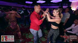 Denisse Cambria & Denisse Cambria - social dancing @ New York International Salsa Congress 2018