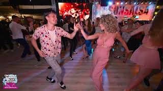 Fernando Lasso & Joyce Silva Xavier ~ salsa social dancing @ CSSF Rovinj