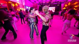 Natasha Chumakova & Natasha Chumakova - social dancing @ World Stars Salsa Festival 2024