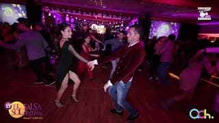 Elena Badzym & Elena Badzym - social dancing @ El Sol Warsaw Salsa Festival 2019