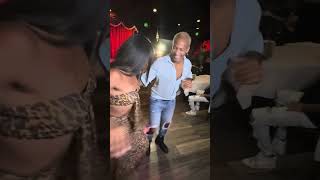 Bersy Cortez and Jhesus Aponte social dancing in Hollywood
