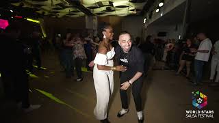 Noemie la Tomasa & Talal - Social Dancing | World Stars Salsa Festival 2023