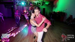 Antonio Berardi & Elena Badzym - social dancing @ Croatian Summer Salsa Festival 2019