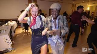 Mouaze Konaté & Anne Gunther - social dancing @ Paris Salsa Marathon2 2023
