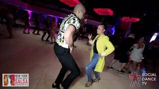 Baudilio Rivera & Stephany Moore - social dancing @ New York International Salsa Congress 2019