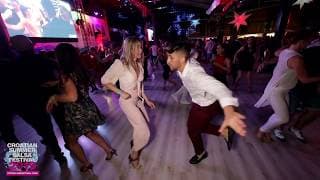 Antonio Berardi & Nina Kollbrunner - social dancing @ Croatian Summer Salsa Festival 2019