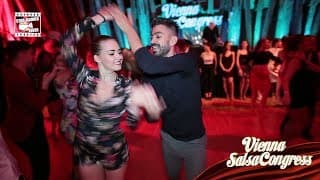 Panagiotis & Edyta - social dancing @ Vienna Salsa Congress 2017