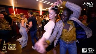 Mouaze Konaté & Emy Flore - social dancing @ Paris International Salsa Congress 2023