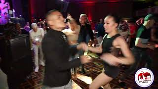 Adolfo Indacochea and Natasha Karp social dancing at the BIG Salsa Festival
